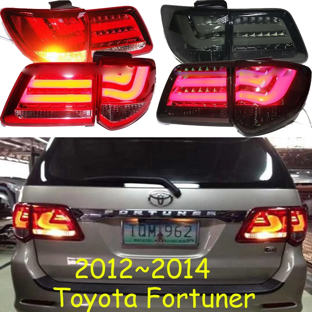 2 шт. автомобильный Стайлинг головная лампа для фары Fortuner 2011 2012 2013 год hid лампы DRL Биксеноновые линзы двойной луч HID комплект