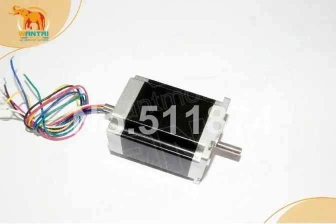 Горячий двигатель! Шаговый двигатель Wantai Nema23 с двумя валами 57BYGH633B 270oz-in 78 мм 3A CE ROHS