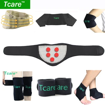 

Tcare 7pair/set Tourmaline set self-heating magnetic waist belt kneepad neck ankle support shoulder pad elbow Braces health care