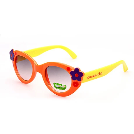WANMEI. DS летние детские солнцезащитные очки для детей гибкие защитные очки для девочек Детские вечерние очки - Цвет линз: 64-2