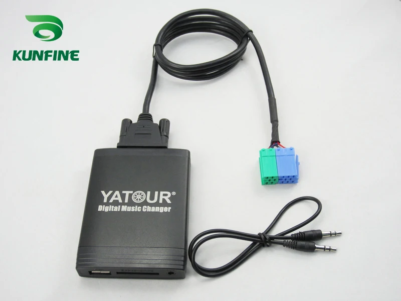 Автомобильный цифровой адаптер для смены музыки USB SD Aux MP3 интерфейс стерео радио