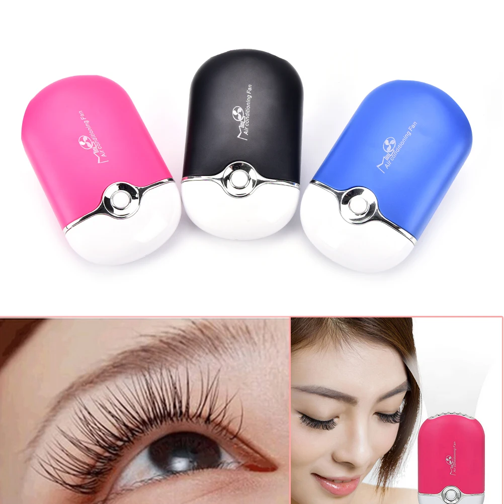 

USB Mini Fan Air Conditioning Blower Eyelash Extension Glue Makeup Beauty Tools Quickly Dry Grafted Eyelashes Dedicated Dryer