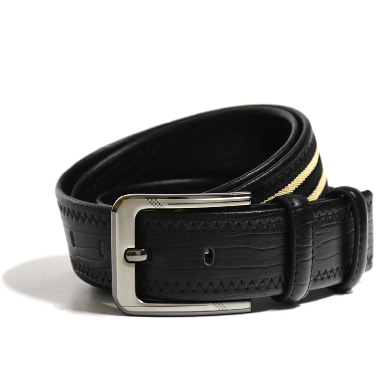 Younger sport canvas belt for men leather belt alloy pin buckle luxury