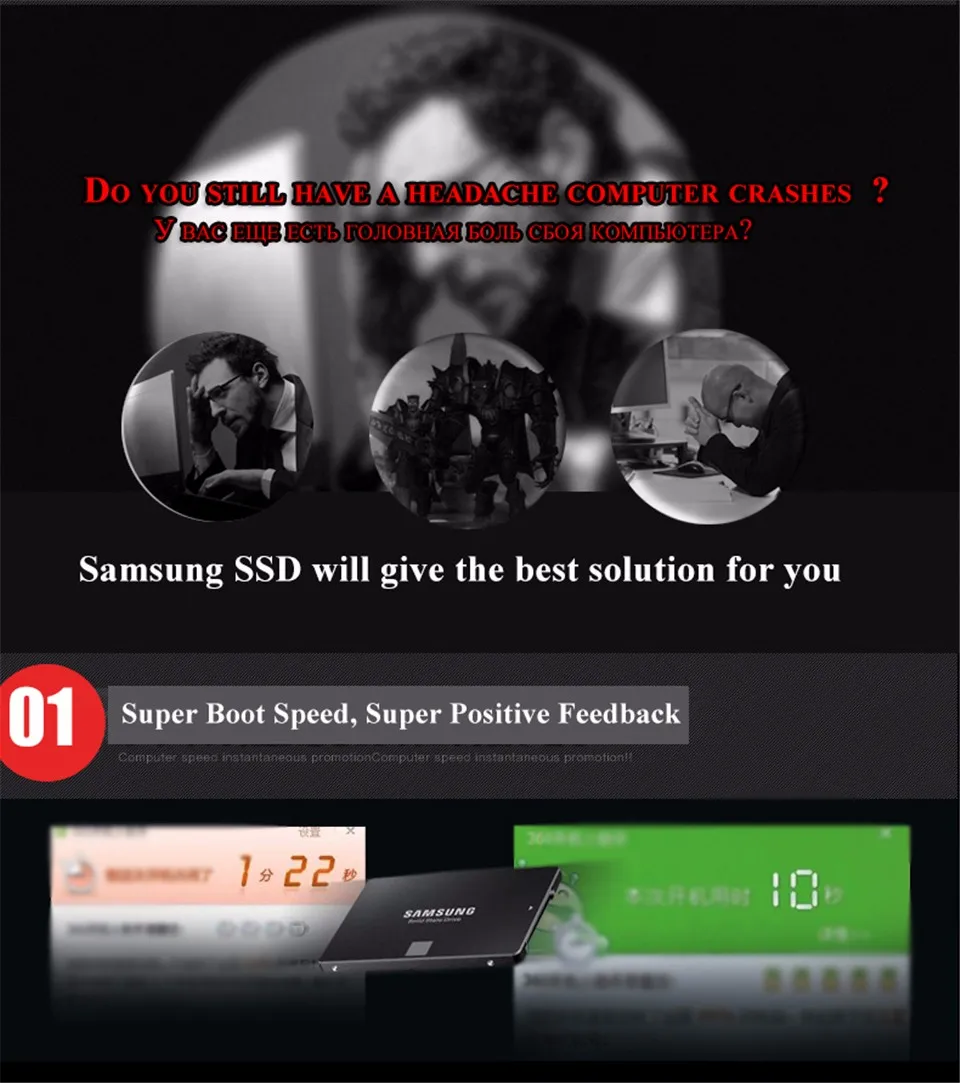 SAMSUNG SSD 128G 256G 512G 1TB 850 PRO Internal Solid State Disk Drive SATAIII SATA 3 for Laptop Desktop PC 128 256 512 GB 128G (2)
