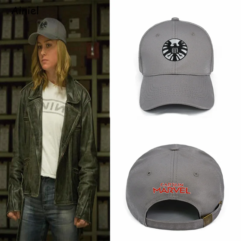 Carol Danvers Caps Captain унисекс Регулируемая Повседневная шапка в стиле хип-хоп Агенты