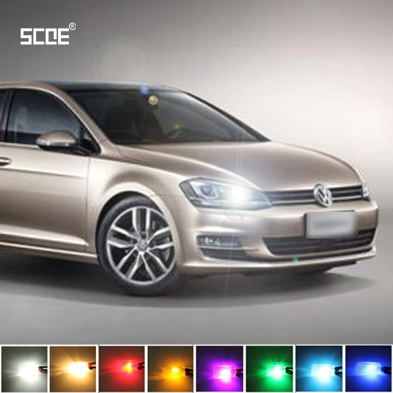 Для Volkswagen Golf Plus для Jetta IV Lupo Multivan SCOE 2X12SMD светодиодный ные передние парковочные