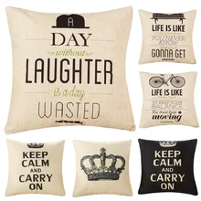 

RUBI 45cm Square Yellow Cushion Cover Cotton Home Decor Sofa Car Seat Decorative Throw Pillow Cover Hot Sale Good Quality