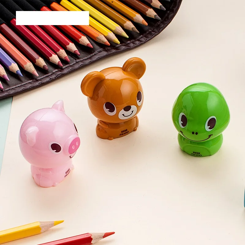 Buy 12 pcs/Lot Cute animal pencil sharpener Mini