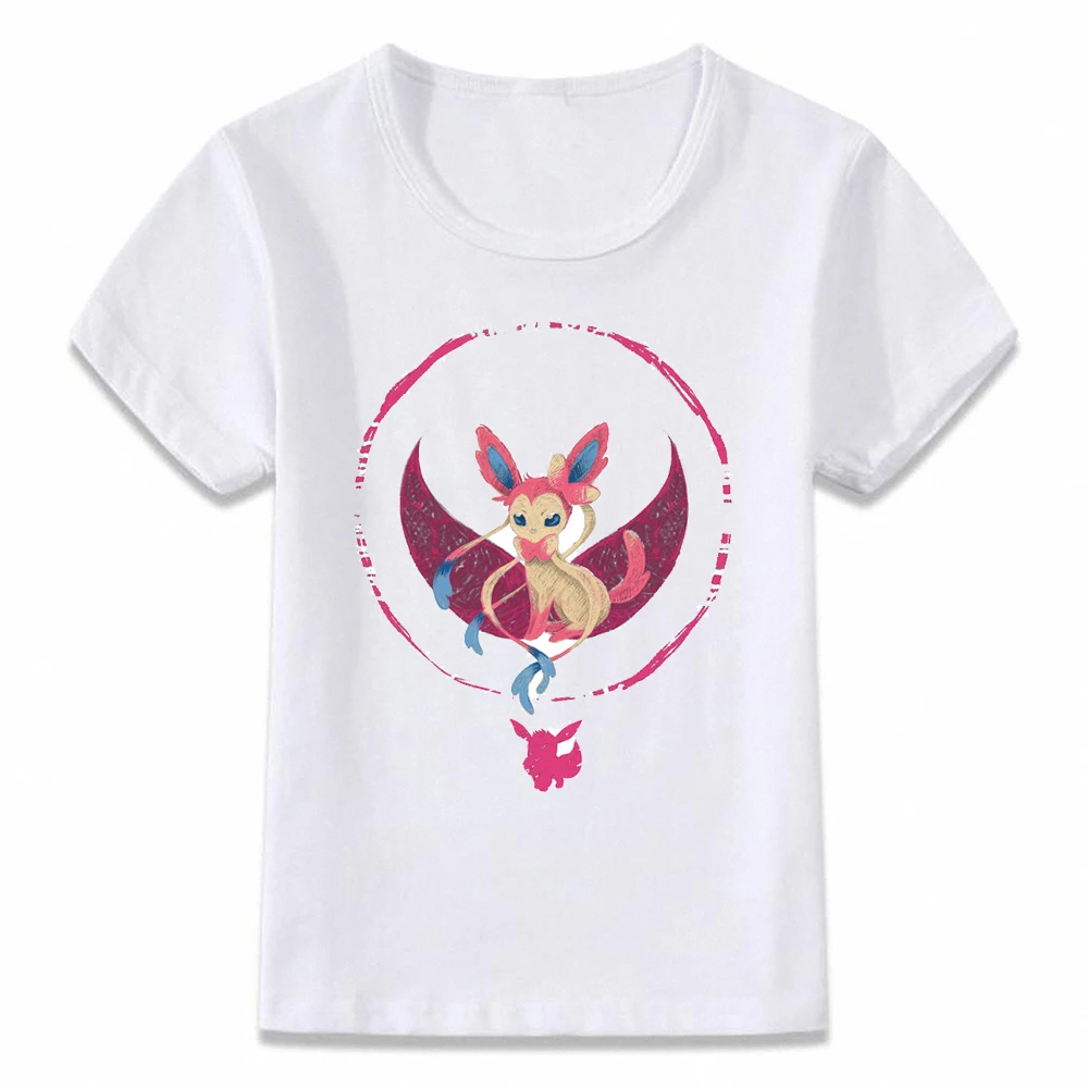 

Kids Clothes T Shirt Pokemon Sylveon T-shirt for Boys and Girls Toddler Shirts Tee