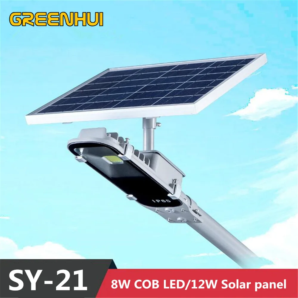 Super Heldere 8W COB Solar Buitenlamp Led-straatverlichting Solar Sensor Buitenverlichting Path Muur Emergency Lamp Beveiliging Spot licht Super Heldere 8W COB Solar Buitenlamp Led-straatverlichting Solar Sensor Buitenverlichting Path Muur Emergency Lamp Beveiliging Spot licht