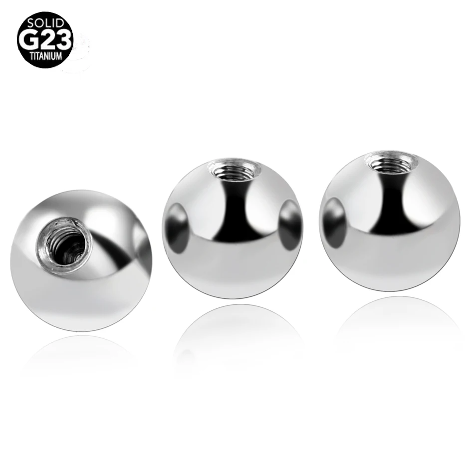 

16G 14G Titanium Screw Piercings Balls Nose Rings Lip Nipple Pircings Eyebrow Piercings Stretcher Rings Accessories Body Jewelry