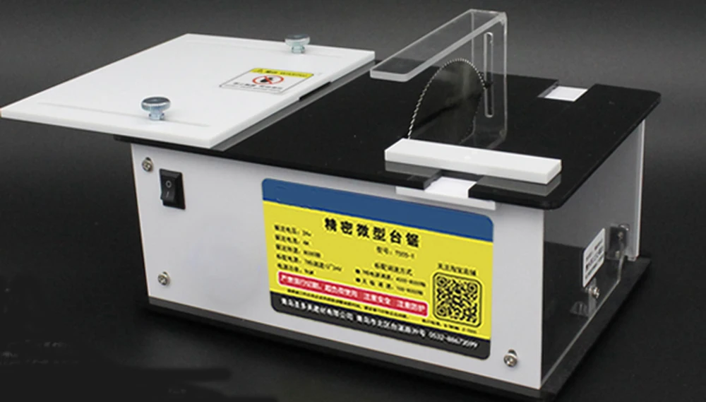 Мини Настольная пила ручной работы деревообрабатывающий токарный станок Электрический полировщик шлифовальный станок DIY Модель режущий станок Многофункциональный
