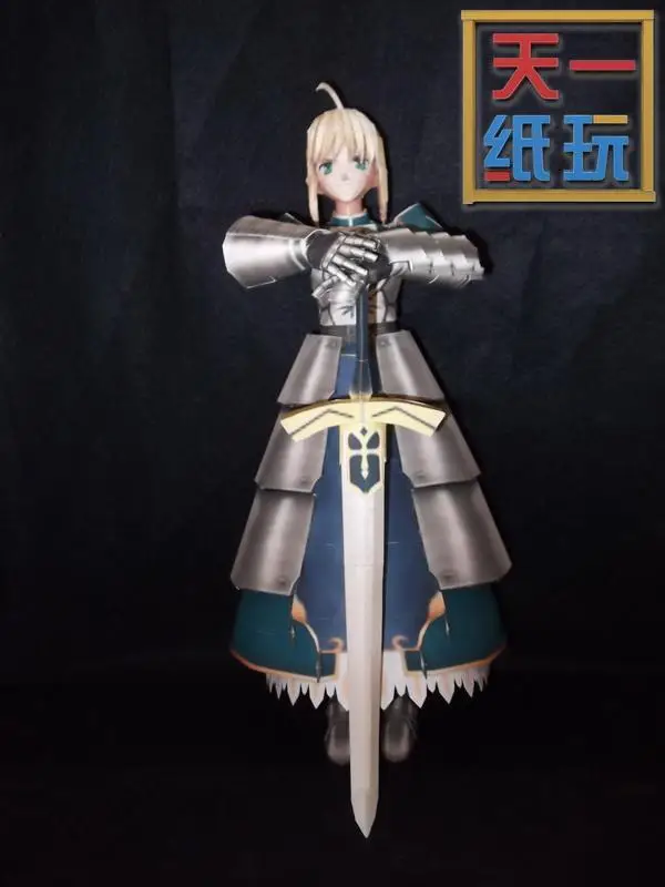 

Destiny Night Saber Beautiful Girl Paper Model DIY Homo Sapiens Hand Paper Paper Model