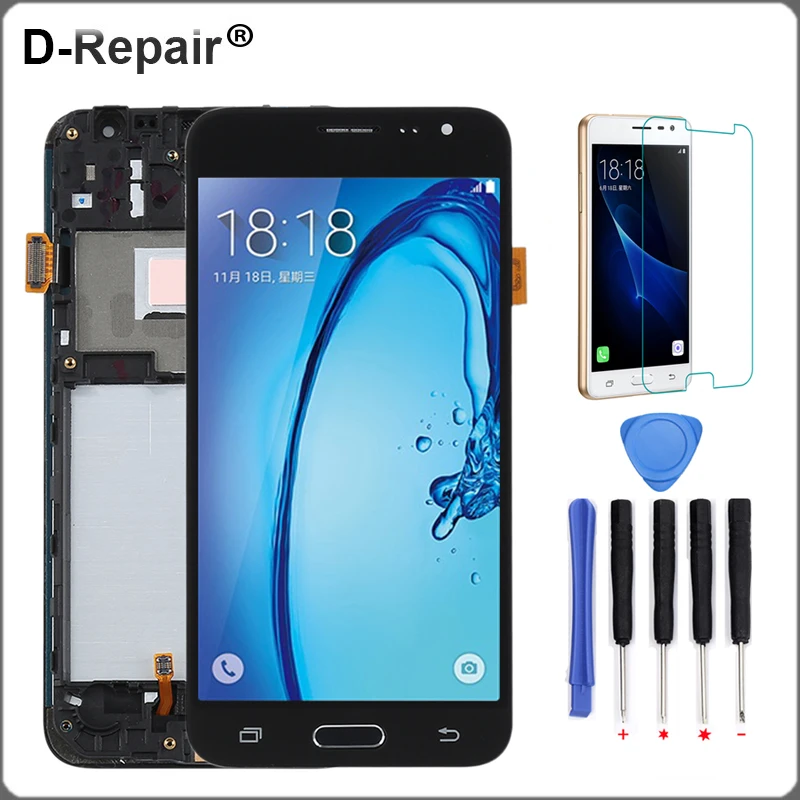 

J320F Display For Samsung Galaxy J3 2016 LCD J320F J320M J320 LCD Display Touch Screen Digitizer Frame For Galaxy J3 2016 LCD