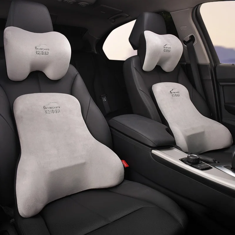 

Icaroom Car waist cushion waist memory cotton car back cushion waist pillow suit seat waist cushion four seasons