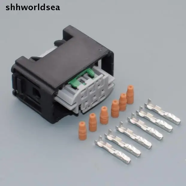 Shhworldsea 100 набор 6 контактов автомобильный ограничитель фоторазъем для BMW 1-967616-1 7M0