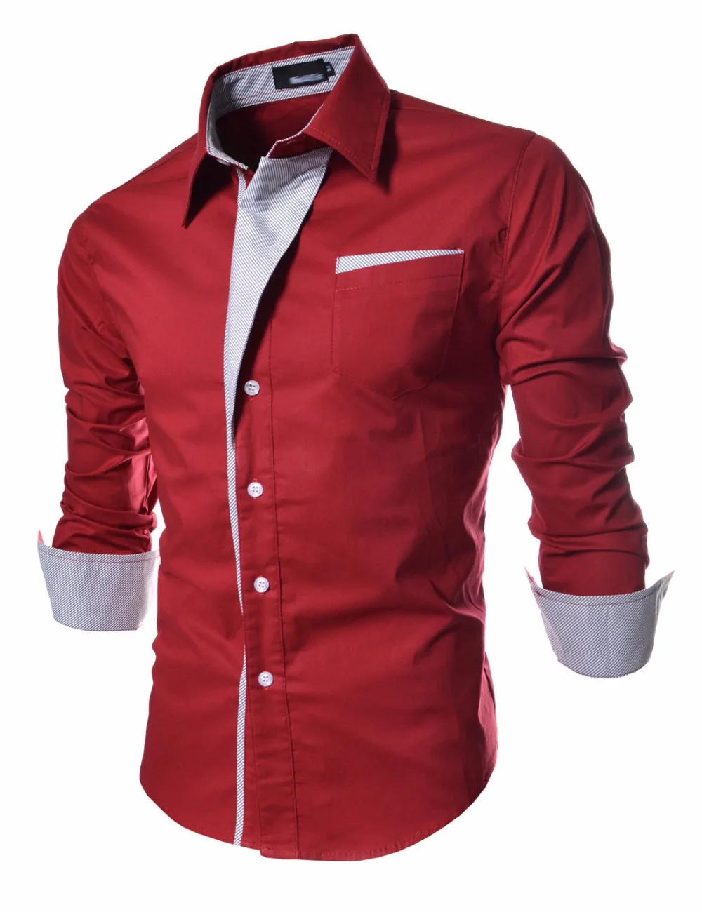 New 2018 Hot style Spring Summer solid men"s shirt Trendy men's shirts