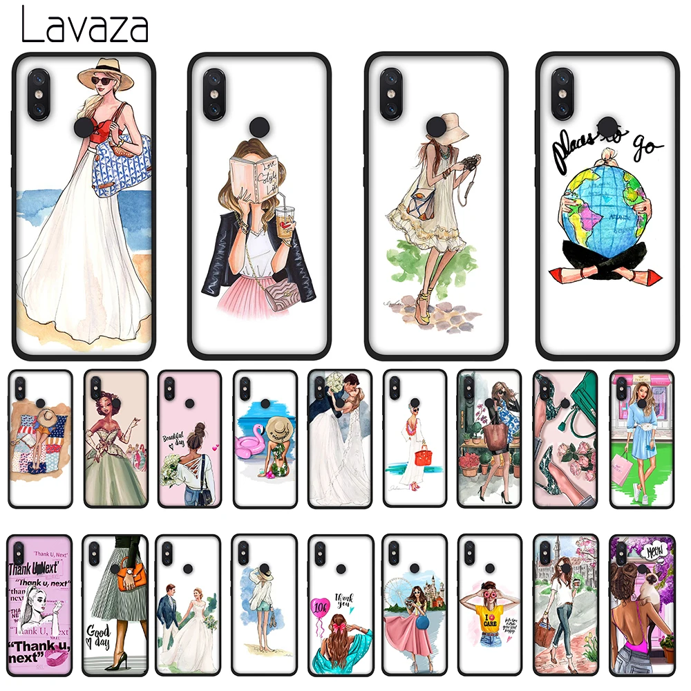 Мягкий чехол Lavaza VOGUE Christmas Princess Girl Для Huawei Y7 Prime Y9 Y6 2018 Nova 3 3i для Honor 7A 8X 8C 8 9 10 Lite TPU |