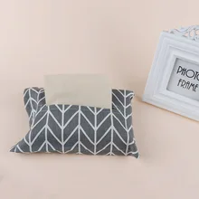 Многофункциональное хлопковое льняное бумажное полотенце сумка для полотенец ткань автомобильный бумажный мешок коробка для салфеток аксессуары для салона автомобиля