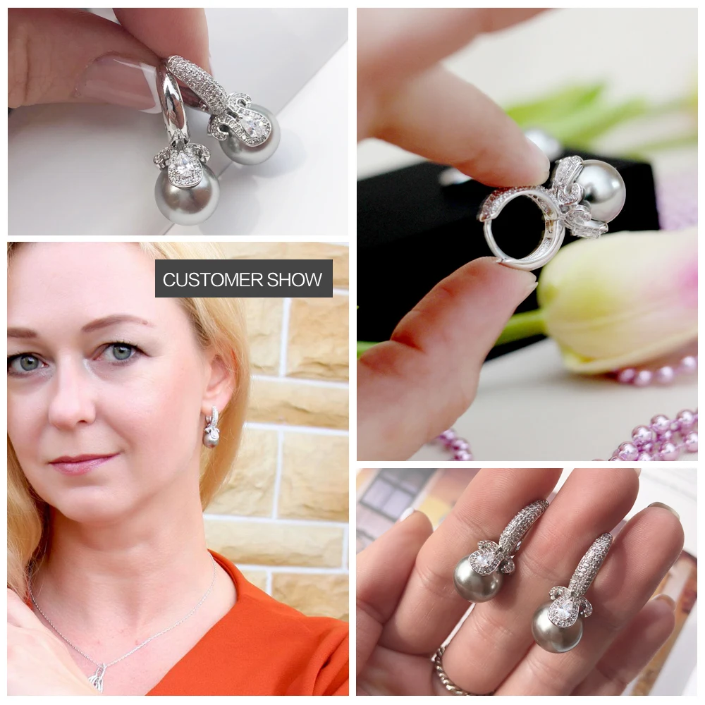 pearl earrings  12