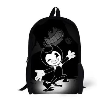 

2019 Bendy And The Ink Machine Backpack For Children School Bags Cartoon Game Printing Book Backpack Daily School Backpack