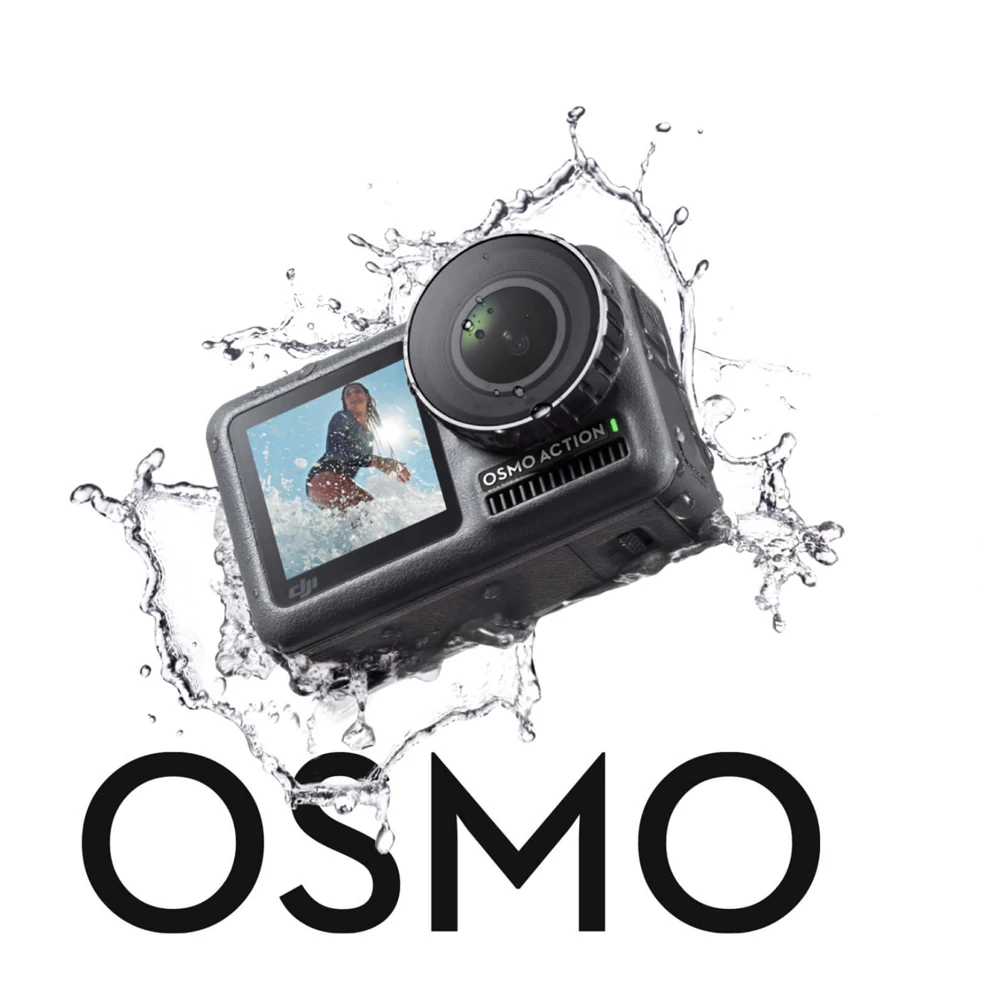 DJI Osmo Action Ultra HD 4K Спортивная Подводная камера RockSteady стабилизация двойные экраны