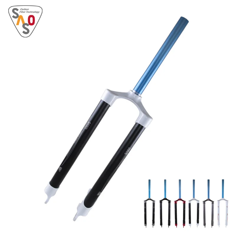 

Bicycle Fork SASO Made in Taiwan Support 26 27.5 29er all size Mountain MTB Bike Road hard fork 6 colors parts
