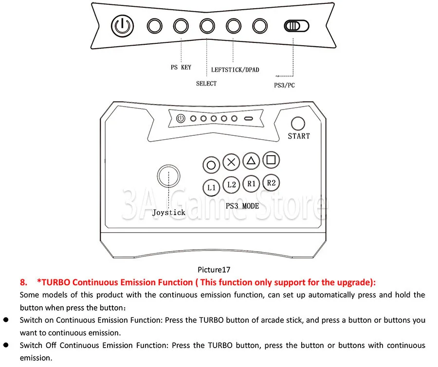 Pandora Box 6 1300 in 1 Wireless Arcade Sticks Controller 2 Players Joystick Arcade Control Panel can add 3000 games 3d Tekken Pandora Box 6 1300 in 1 Wireless Arcade Sticks Controller 2 Players Joystick Arcade Control Panel can add 3000 games 3d Tekken