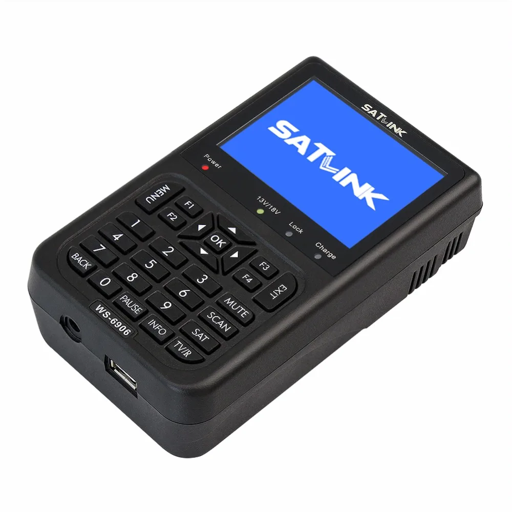 Хит продаж оригинал спутниковая связь WS 6906 DVB S цифровой ресивер fta спутниковый