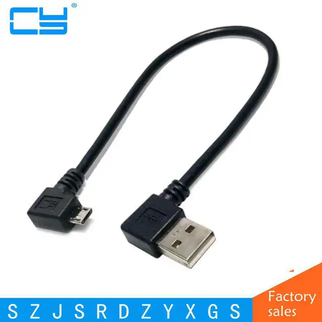 6 Piece Mini USB Connector Female 5p Bent 90 degrees