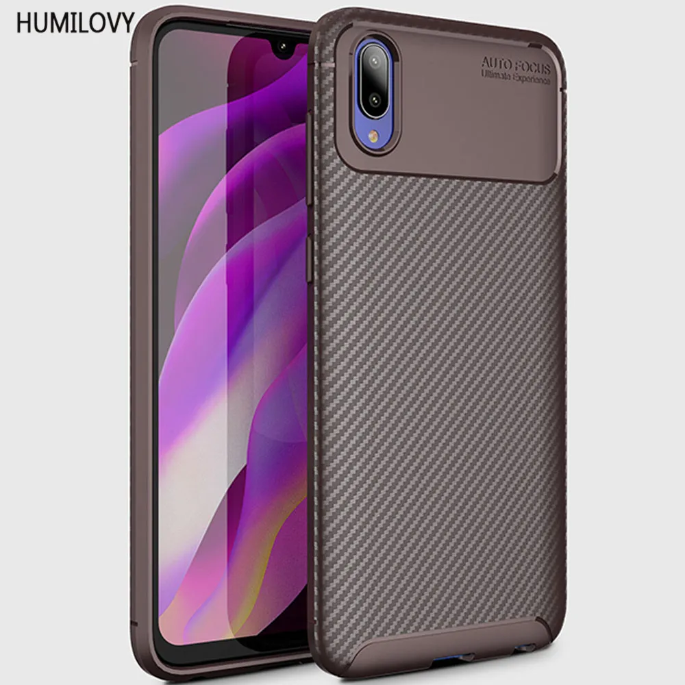 

For Capas BBK Vivo Y97 Case VIVO V1813A Case Anti-knock Soft TPU Brushed Silicone Phone Cases For Vivo Y97 Y97A Cover Fundas