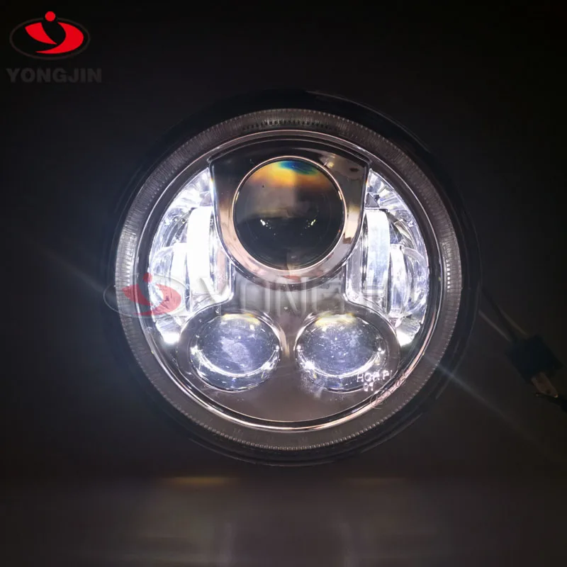 7 головной светильник s с ангелом светильник для H onda головной светильник CB400 CB500 CB1300 Hornet 250 600 900 VTE светодиодный DRL проектор для мотоцикла (art.: 7a4e4998b) - 7a4e4998b