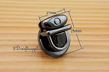 

purse lock wallet purse locks Purse Flip Locks gunmetal 27 mm x 25 mm CF45