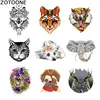ZOTOONE-Parche de hierro para transferencia de ropa con diseño de Tigre, parche termoadhesivo de aplicación para ropa ► Foto 1/6