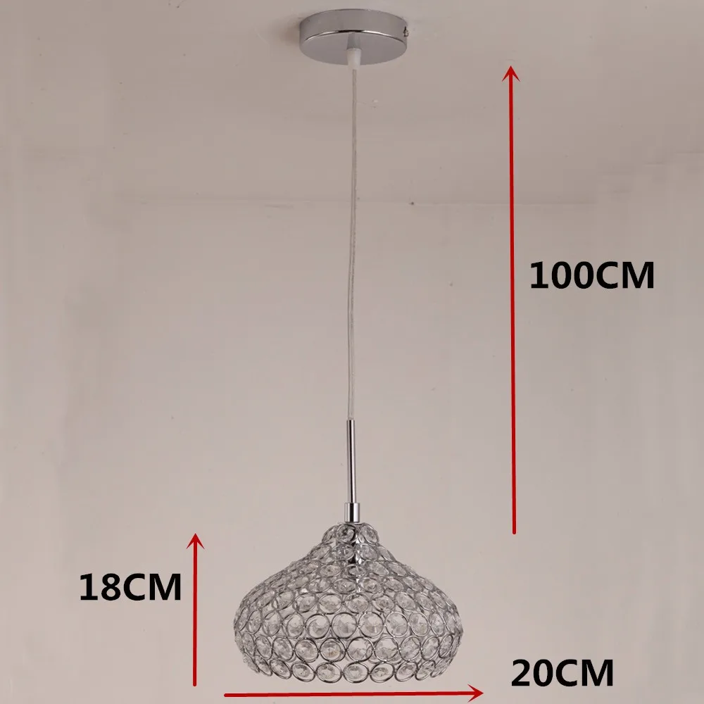 Модный Изысканный Хрустальный подвесной светильник s светодиодные лампы для спальни K9 хрустальные подвесные лампы E14 светодиодные лампы Блеск подвесной светильник