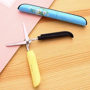 

Creative Flowers Pattern Portable Scissors Stationery Scissors Novelty Household Scissors