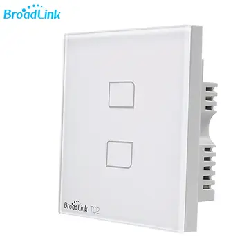 

Broadlink Smart Remote Wall Switch TC2 UK Wifi 4G Touch Light Switch By Ios Android Phone Works with Broadlink RM4 pro