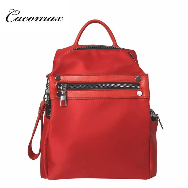 2018 Mochilas de nailon resistentes al agua sólidas para mujer mochila escolar mochila para niñas bolsa de viaje de moda Bolsas Mochilas saco A Dos B 2018 Mochilas de nailon resistentes al agua sólidas para mujer mochila escolar mochila para niñas bolsa de viaje de moda Bolsas Mochilas saco A Dos B