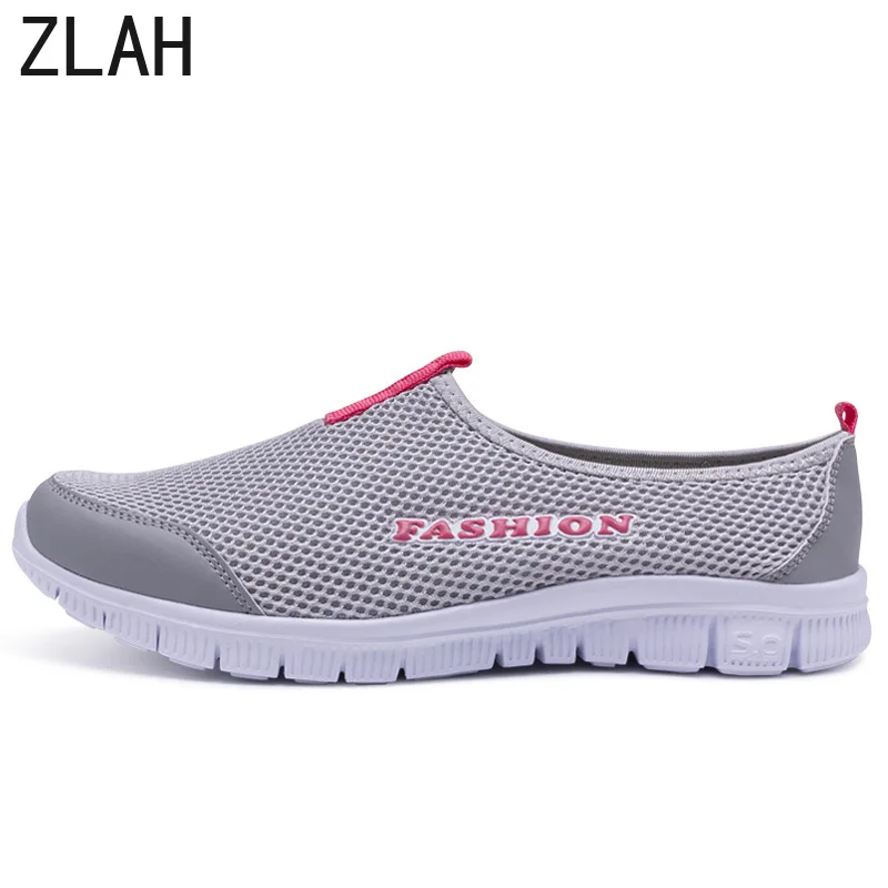 

ZLAH new fashion men's casual shoes men's breathable mesh shoes ladies flat couple shoes shoes Size 35-46