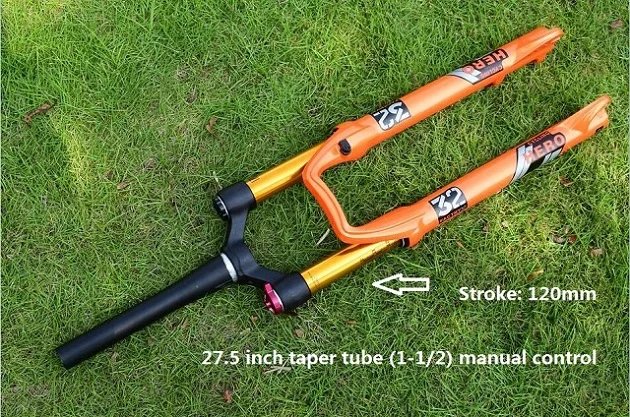 Пневматическая подвеска для горного велосипеда Велосипедная вилка Передняя вилка Ход 100-120 мм производительность превышает SR EPIXON LTD 32 мм 26 27,5 29 - Цвет: 27 5 inches