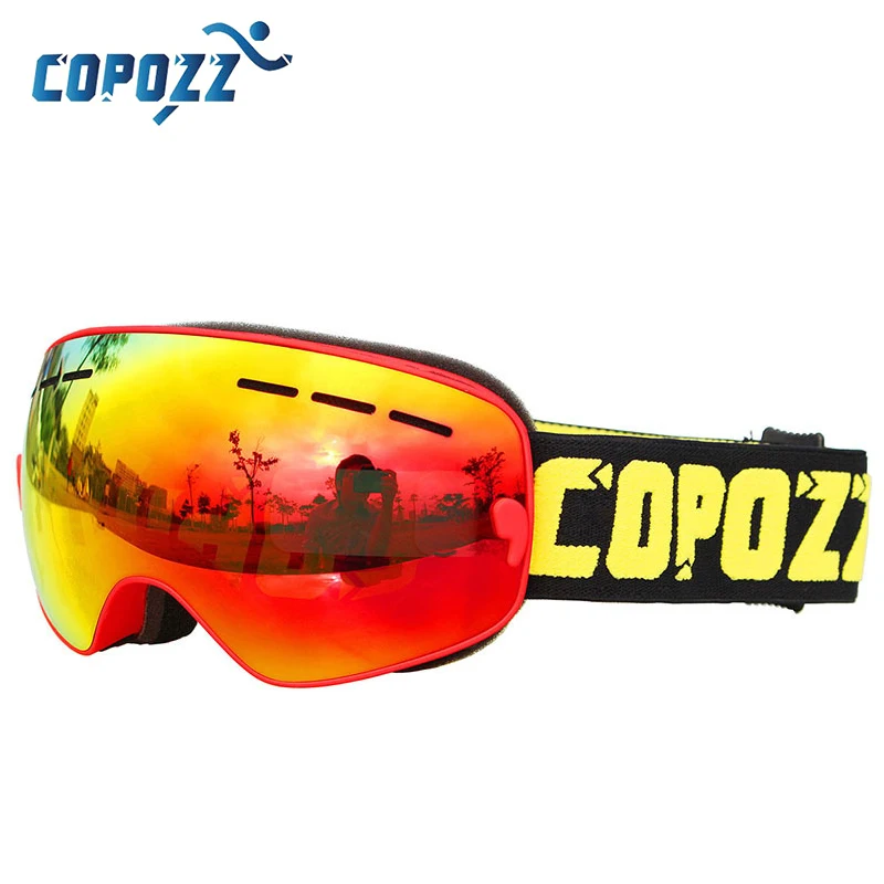 Gafas de esquí para niños doble UV400 anti-fog gafas máscara de esquí Niñas Niños snowboard senderismo deporte gafas esqui