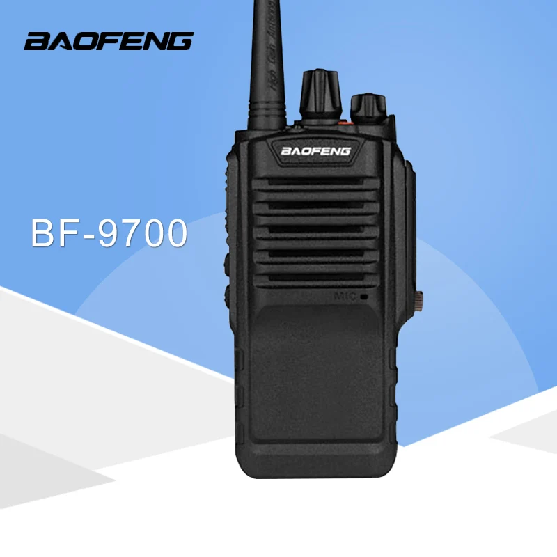 

1PC 8W UHF BF-9700 IP67 Waterproof Two Way Handy Radio Walkie Talkie Transceiver