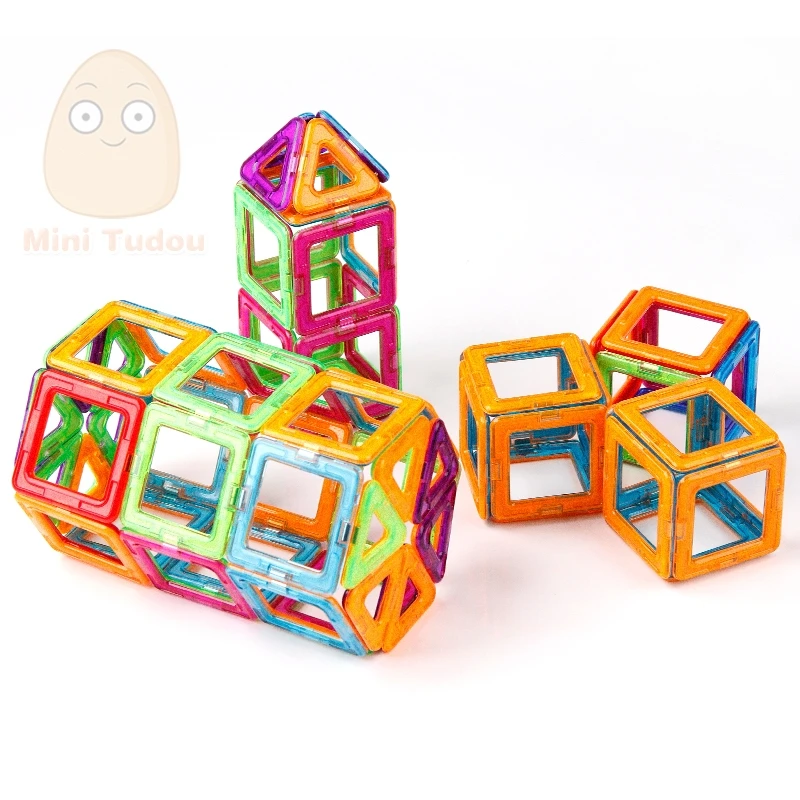Beste 52 106 Pcs Mini Magnetische Blokken Educatief Bouw Set Modellen   Gebouw Speelgoed Abs Magneet Designer Kids Magneten Spel gift