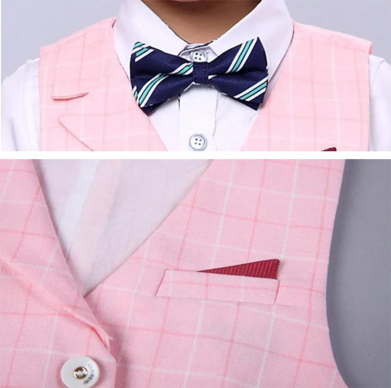 summer boys vest set children short-sleeved clothing set boys suits for weddings (4)