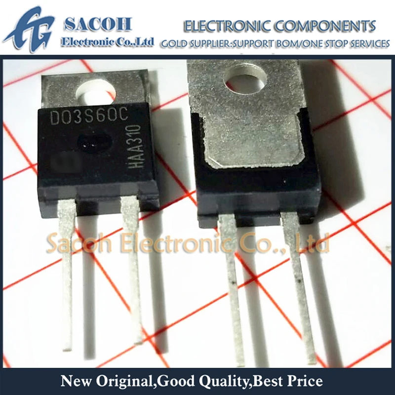 Free shipping 10Pcs IDT03S60C D03S60C TO-220 3A 600V SiC Silicon Carbide Schottky Diode | Электроника