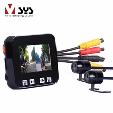 Vsys C6 Motocicleta 2.0 “TFT Tecla Táctil Dual HD 720 P Impermeable Grabación sincronizada Lente Tracker GPS Dash Cámara Del Coche Moto Sport DVR