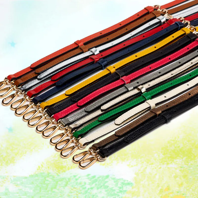110 130cm Adjustable Genuine Leather Shoulder Messenger Bag Strap Accessories for Purses