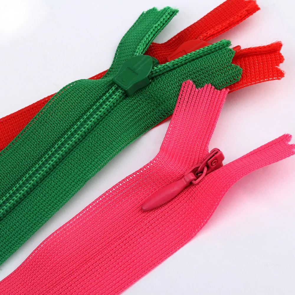 5Pcs/lot 3# 50cm Mix Color DIY Nylon Zipper Closed End Long Invisible  Zippers For Sewing Clothes Cushion Pillow Tailor - AliExpress