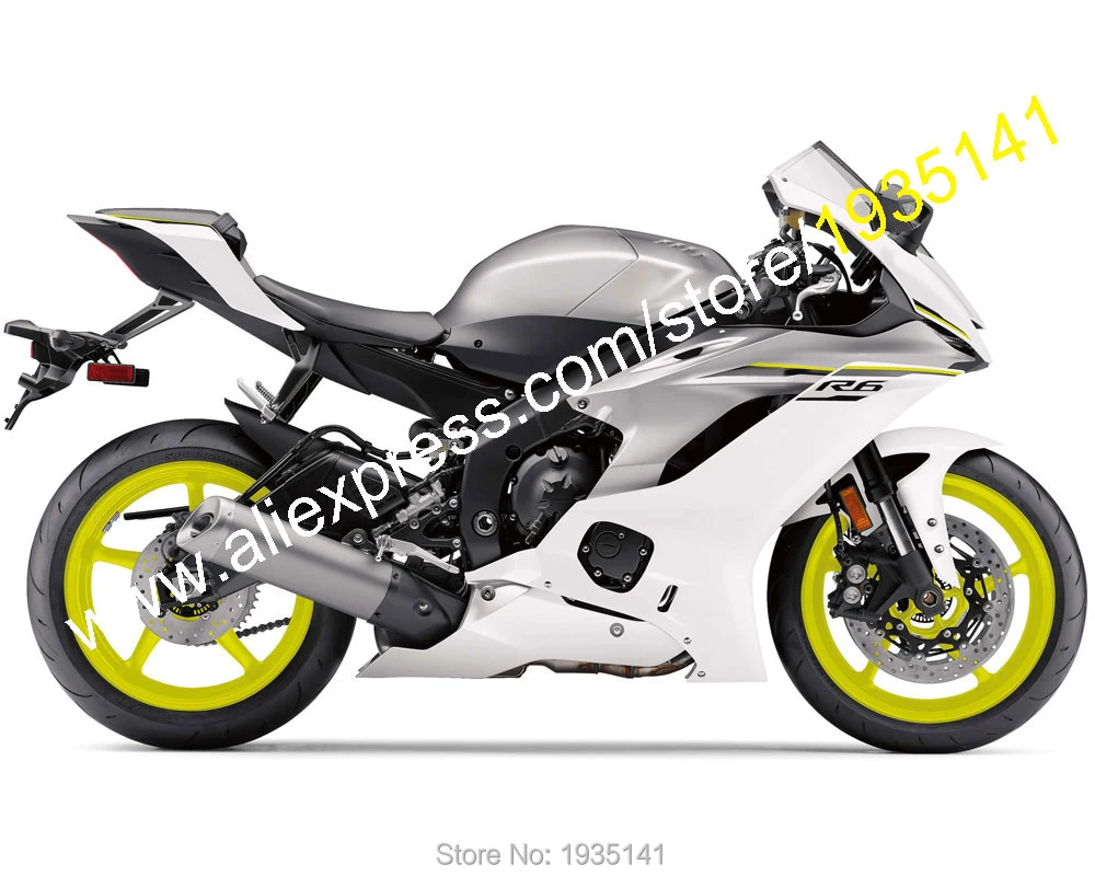 オリジナル Yzf600 用 R6 17 18 19 部品 Yzf R6 17 18 19 グレー白バイクフェアリング 射出成形 フルフェアリングキット Aliexpress