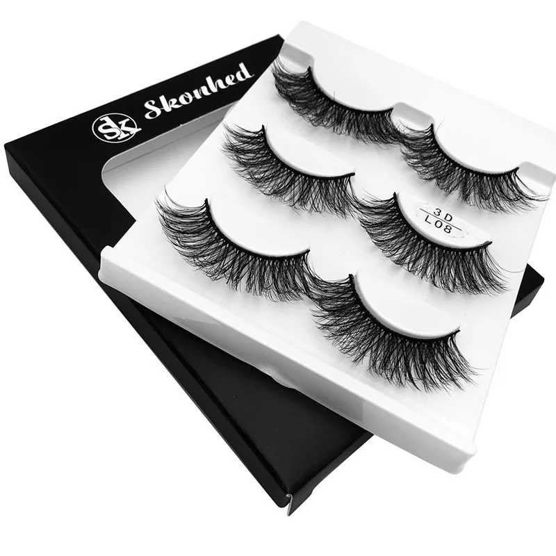 

New Fashion Style 3 Pairs Of False Eyelashes Are Handmade To Lengthen Eyelashes At The End Of Eyes Clios postios zsmw